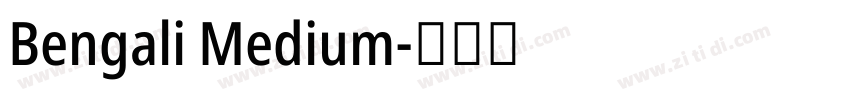 Bengali Medium字体转换